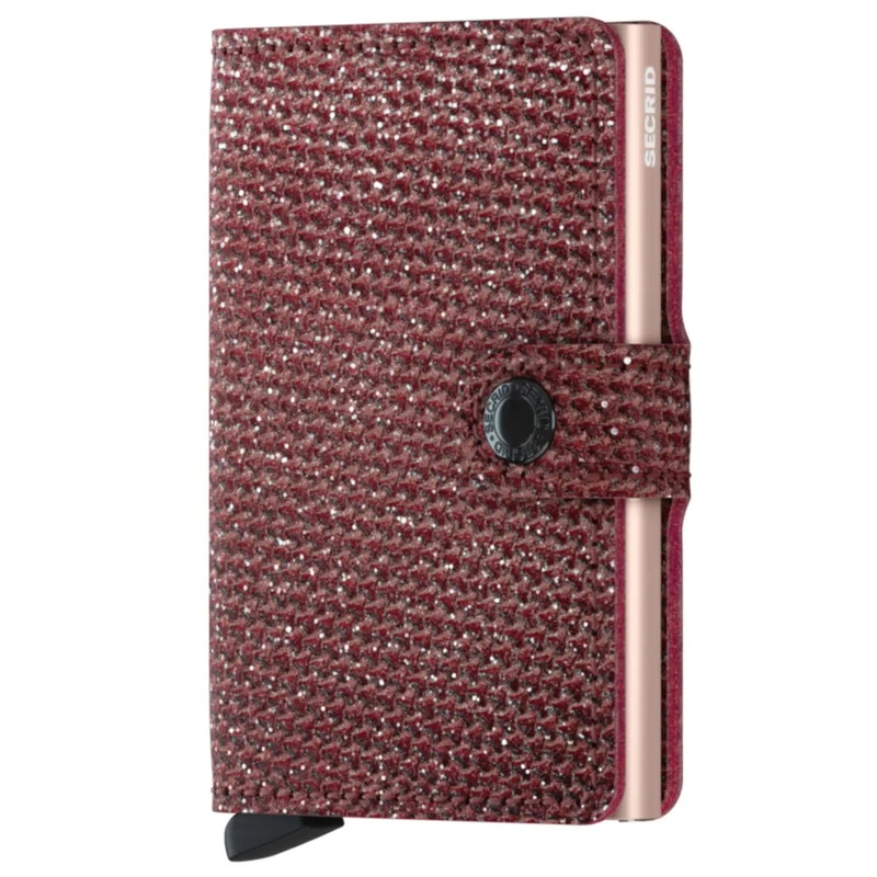 Secrid Miniwallet Compact RFID Wallet - Sparkle Red