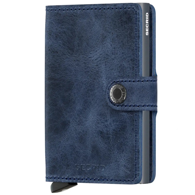 Secrid Miniwallet Compact RFID Wallet - Vintage Blue