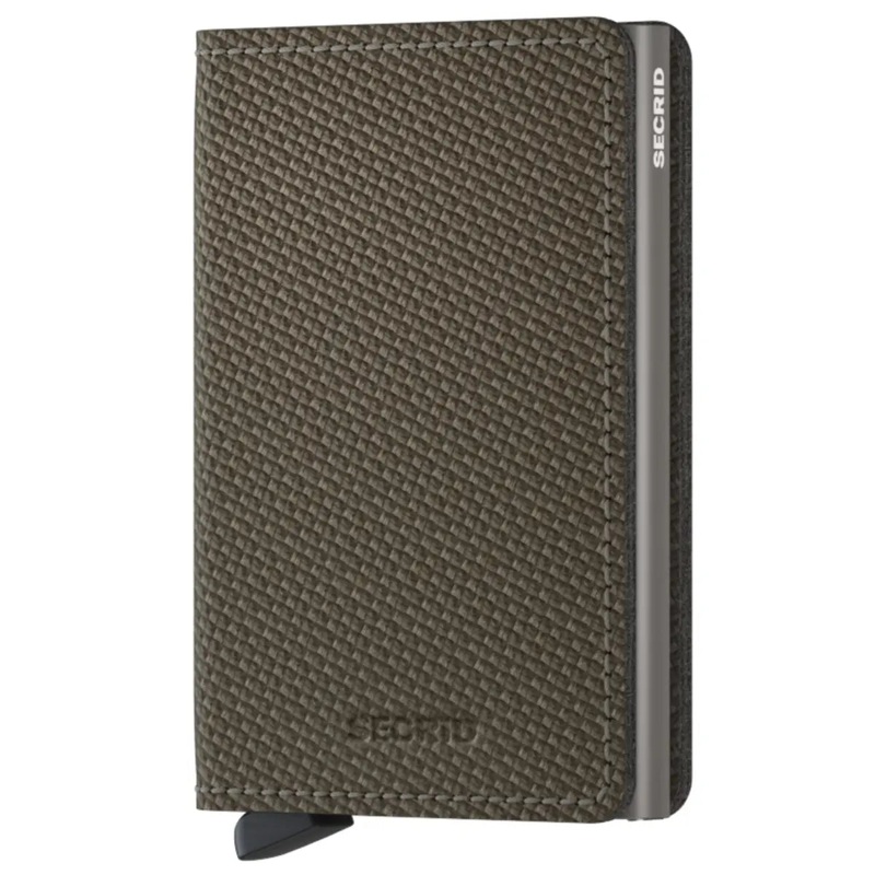 Secrid Slimwallet Compact RFID Wallet - Carbon Khaki