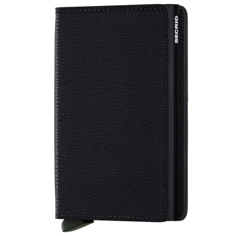 Secrid Slimwallet Compact RFID Wallet - Crisple Black