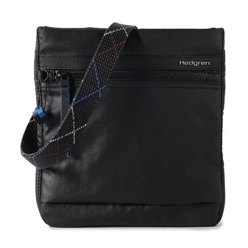 Hedgren LEONCE Small Vertical Crossbody Bag with RFID - Creased Black