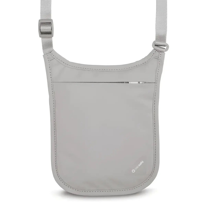 Pacsafe Coversafe V75 RFID Blocking Neck Pouch - Grey