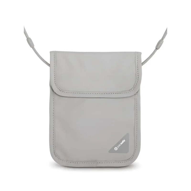 Pacsafe Coversafe X75 RFID Blocking Neck Pouch - Grey