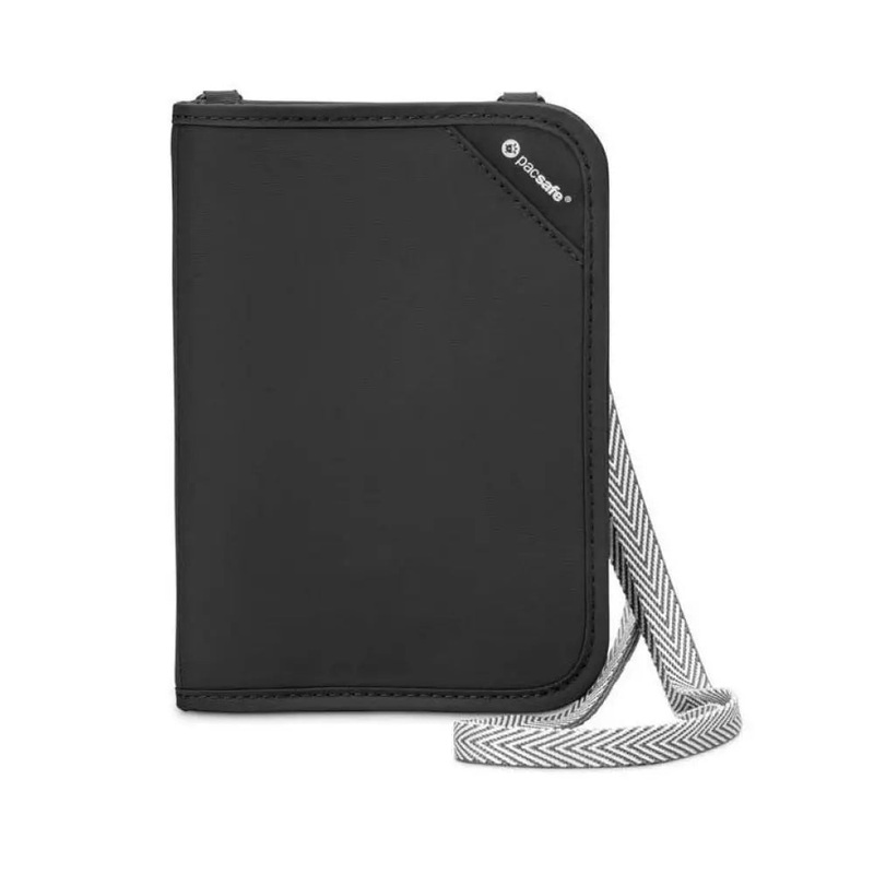 Pacsafe RFIDsafe V150 Anti-theft RFID Blocking Compact Organiser - Black
