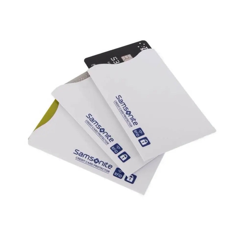 Samsonite RFID Credit Card Sleeves (Pack of 3) - White