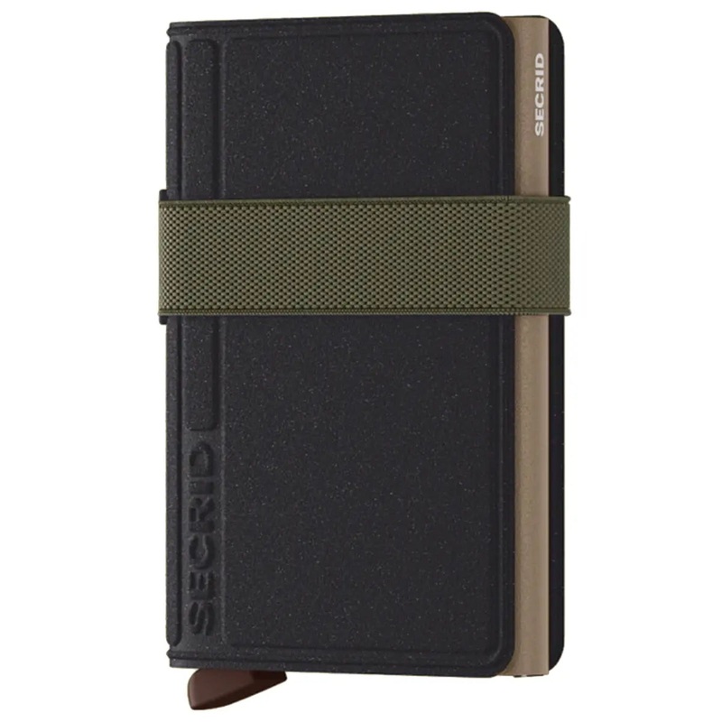 Secrid Bandwallet Compact RFID Wallet - Black / Olive