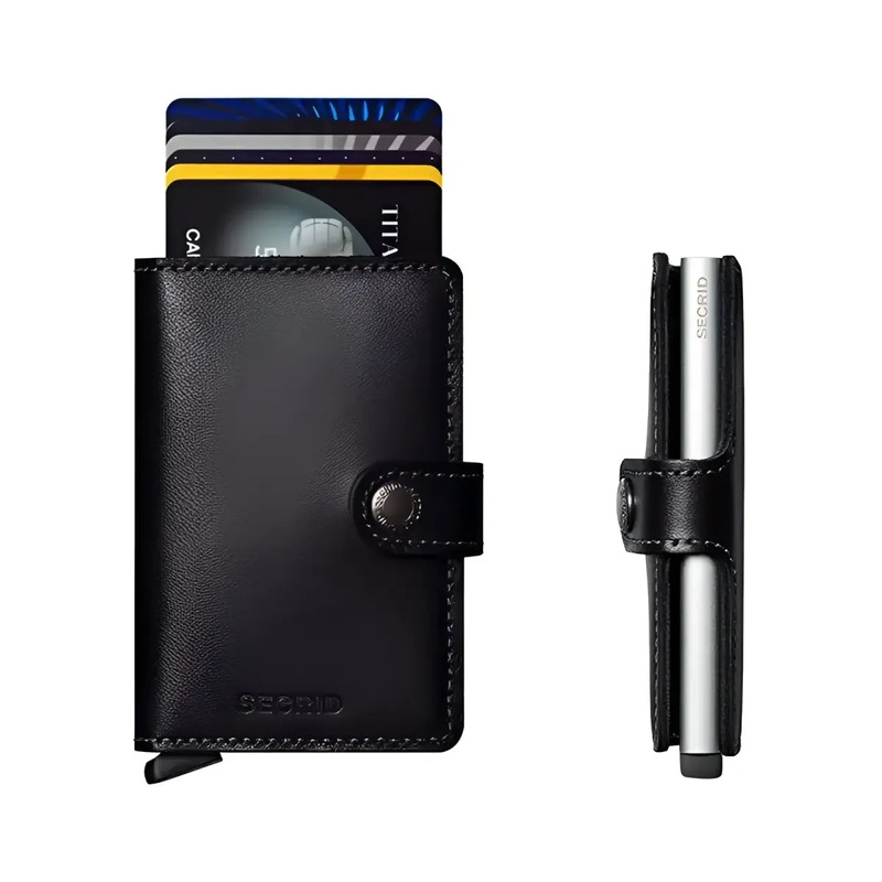 Secrid Miniwallet Compact RFID Wallet - Black