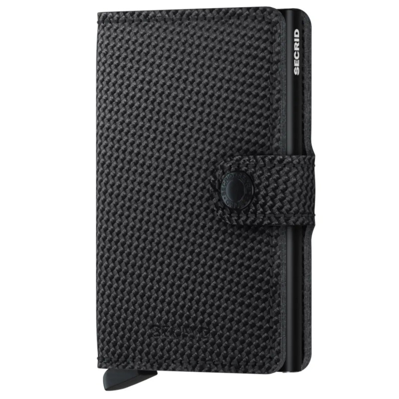 Secrid Miniwallet Compact RFID Wallet - Carbon - Black