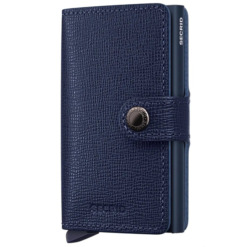 Secrid Miniwallet Compact RFID Wallet - Crisple Navy
