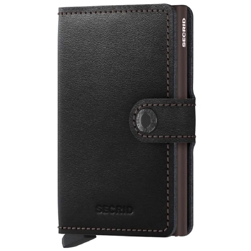 Secrid Miniwallet Compact RFID Wallet - Original Black / Brown