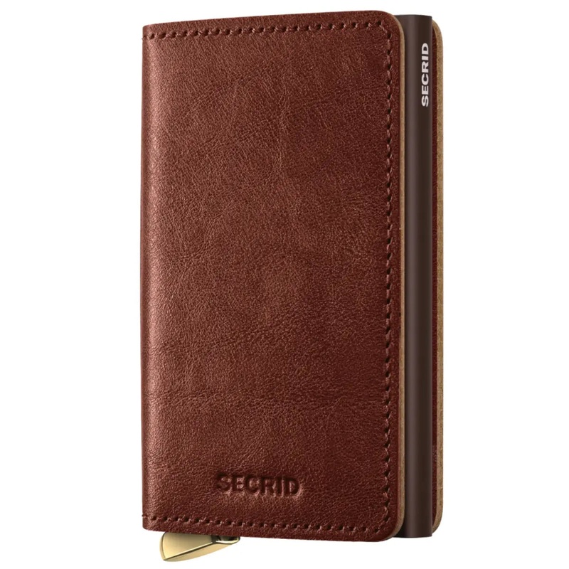 Secrid Premium Slimwallet Compact RFID Wallet - Basco Whiskey