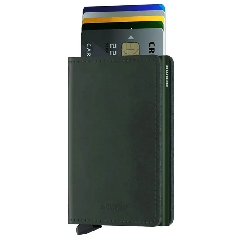 Secrid Slimwallet Compact RFID Wallet - Original Green