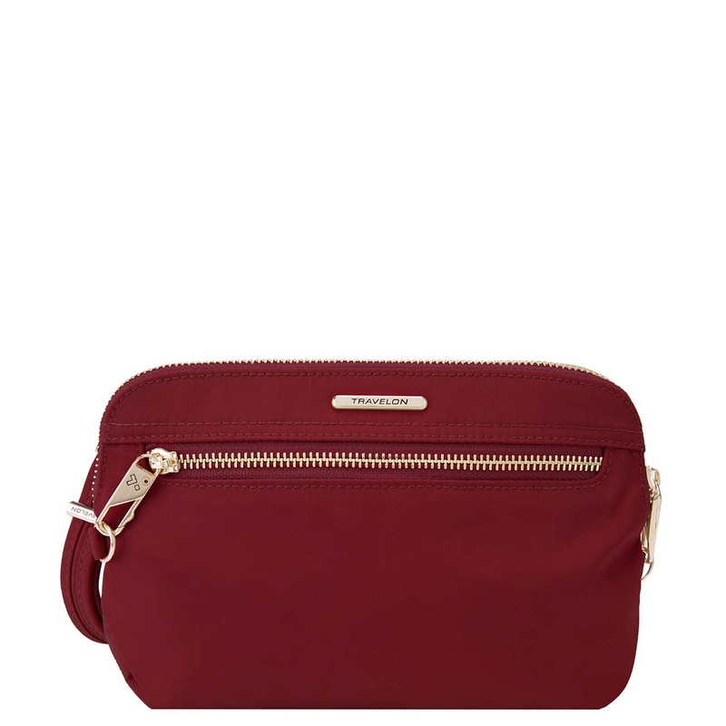 Anti-Theft Tailored Convertible Crossbody Clutch