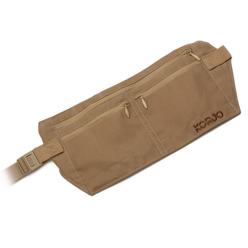 Korjo RFID Money Belt Waist Pouch