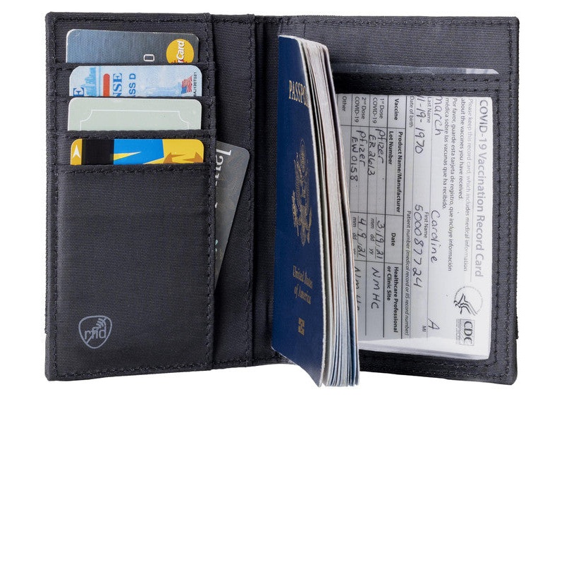 RFID Blocking Passport Case - Grey