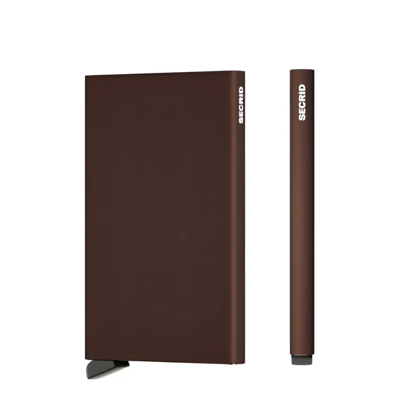 Secrid Cardprotector Compact RFID Card Wallet - Brown