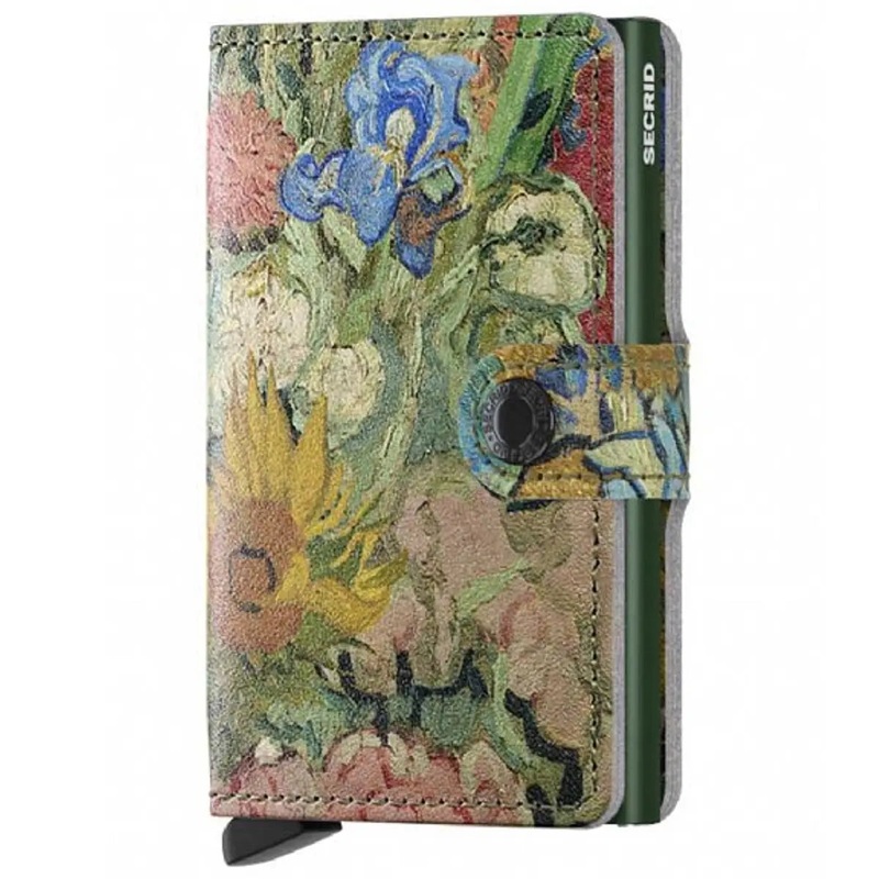 Secrid Miniwallet Compact RFID Wallet - Art Bouquet (Vincent van Gogh)