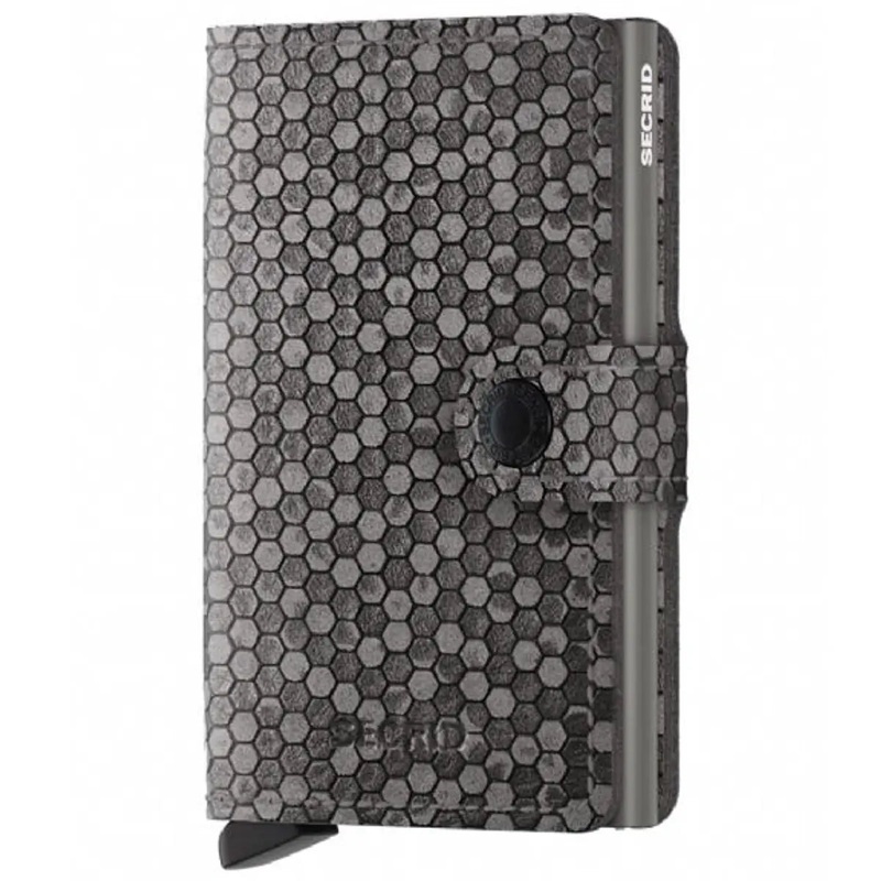 Secrid Miniwallet Compact RFID Wallet - Hexagon Grey