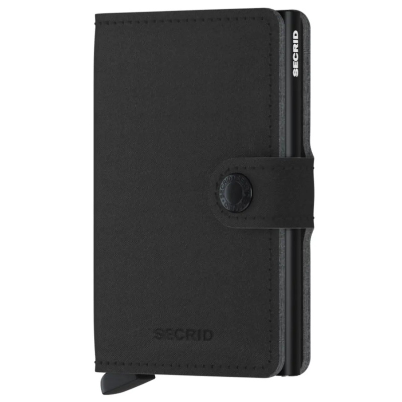 Secrid Miniwallet Compact RFID Wallet - Yard Black
