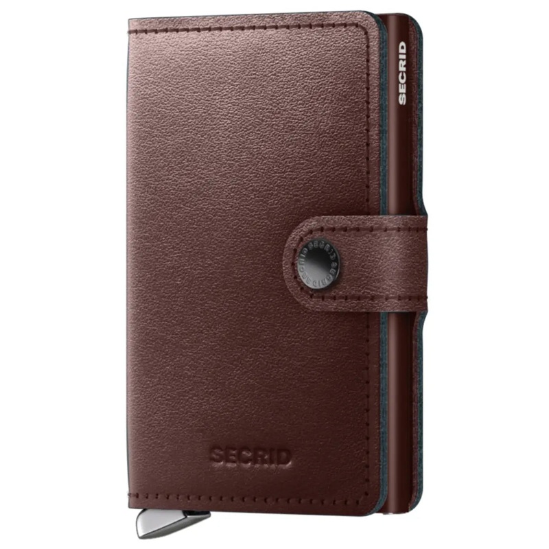 Secrid Premium Miniwallet Compact RFID Wallet - Dusk Dark Brown