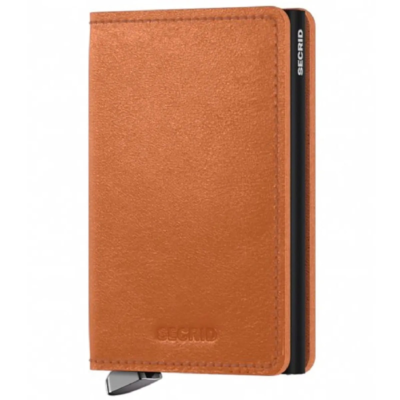Secrid Premium Slimwallet Compact RFID Wallet - Basco Cognac