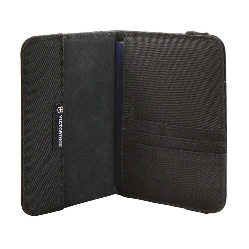 TRAVEL ACCESSORIES 4.0 PASSPORT HOLDER WITH RFID PROTECTION BLACK