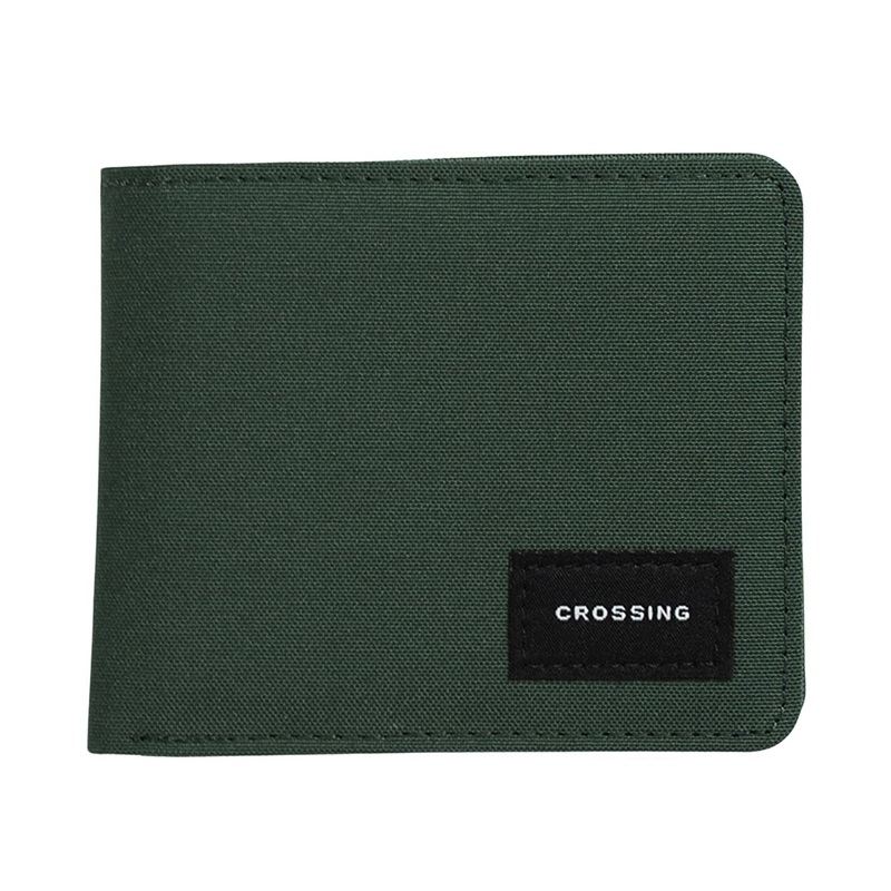 Crossing Bifold Wallet with Coin Pocket RFID - Green