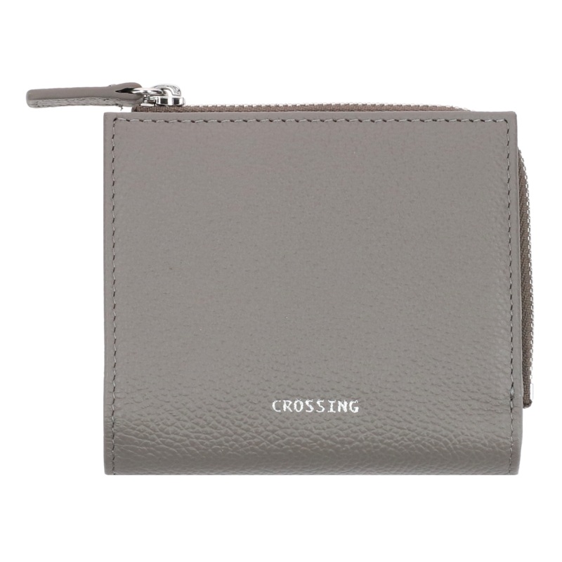 Crossing Milano Small Zip Wallet Rfid - Grey
