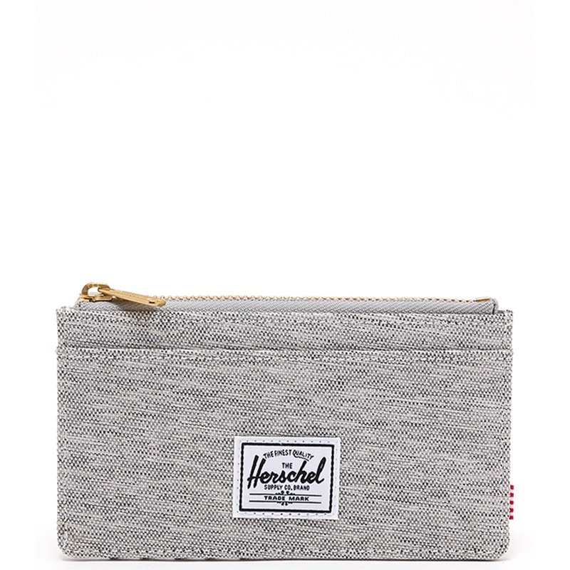 Herschel Oscar Ii Rfid Light Grey Crosshatch Wallet