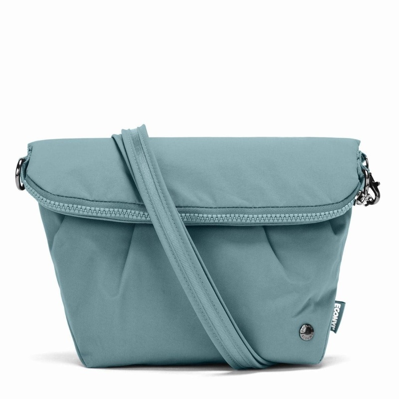 Pacsafe Citysafe CX Convertible Anti-Theft Crossbody Bag (Econyl Fresh Mint