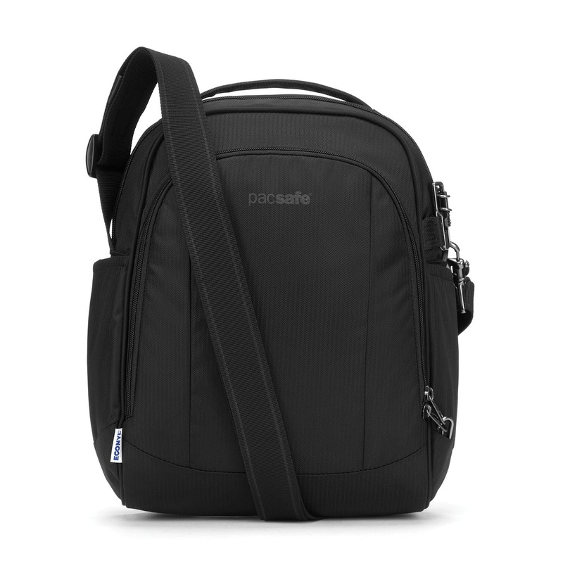 Pacsafe Metrosafe LS250 Anti-Theft Shoulder Bag (Econyl Black)