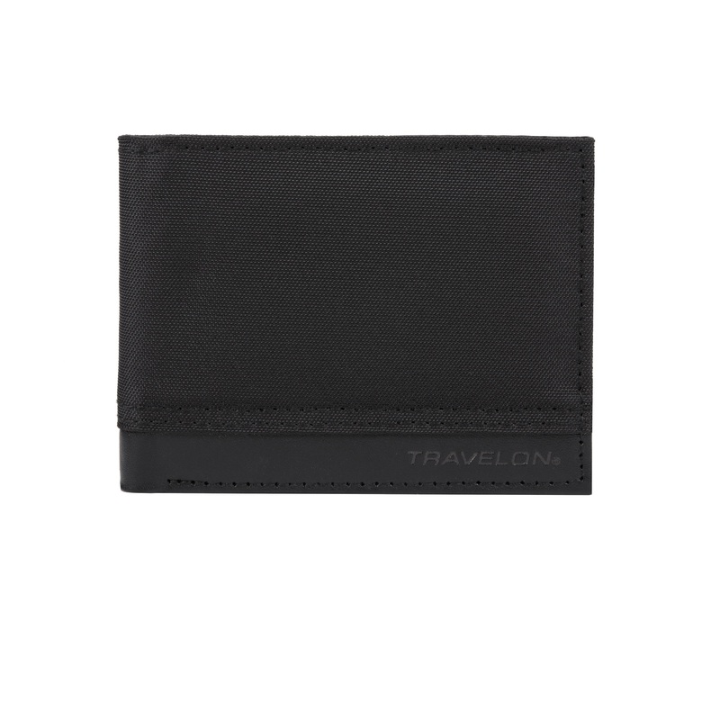 RFID Blocking Billfold Wallet - Black