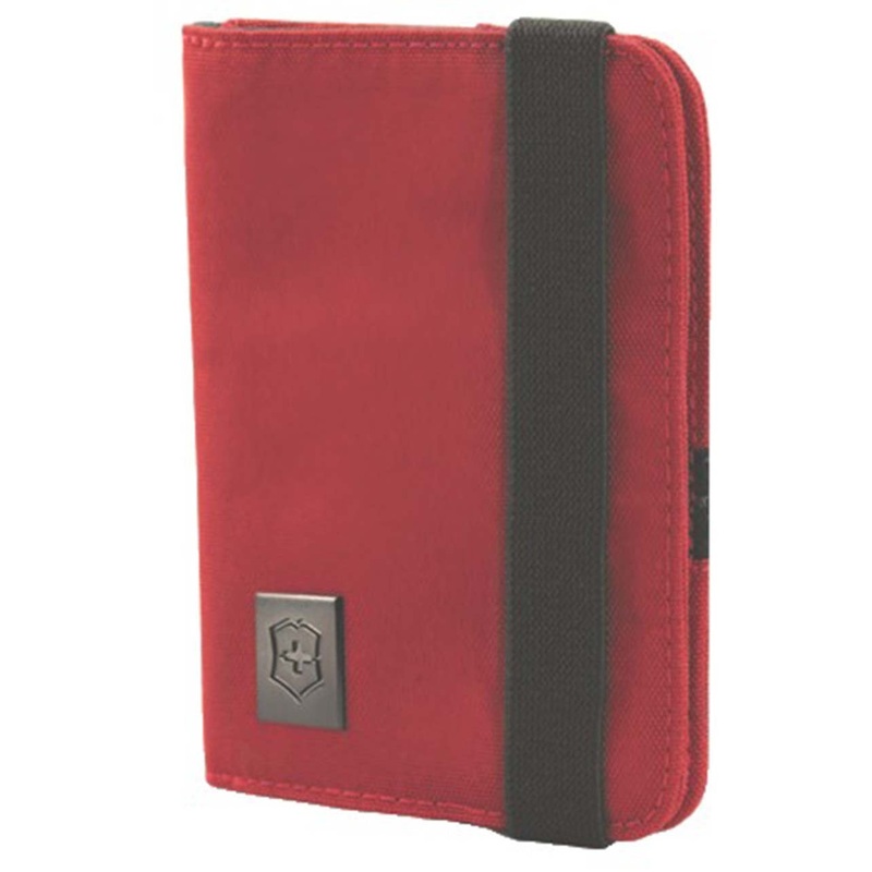 TRAVEL ACCESSORIES 4.0 PASSPORT HOLDER WITH RFID PROTECTION RED