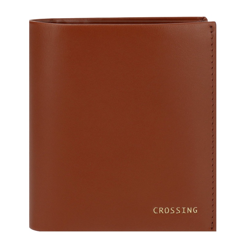 Crossing Sydney Slim Leather Wallet With Coin Pouch Rfid - Gingerbread
