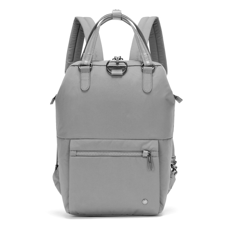 Pacsafe Citysafe CX Anti-Theft Mini Backpack (Econyl Gravity Gray)