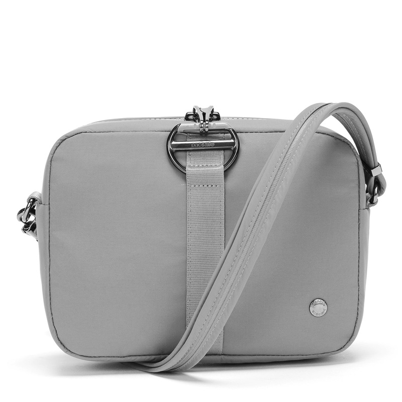 Pacsafe Citysafe CX Anti-Theft Square Crossbody Bag (Econyl Gravity Gray)