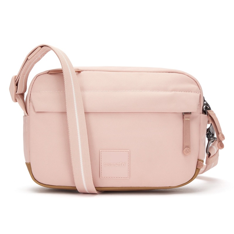 Pacsafe Go Anti-Theft Crossbody Bag (Sunset Pink)