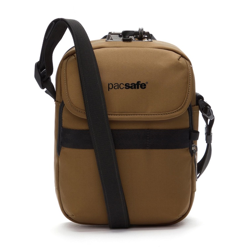 Pacsafe Metrosafe X Anti-Theft Compact Crossbody Bag (Tan)