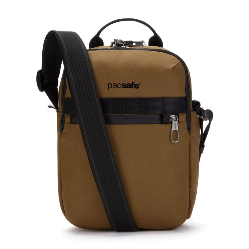 Pacsafe Metrosafe X Anti-Theft Vertical Crossbody Bag (Tan)