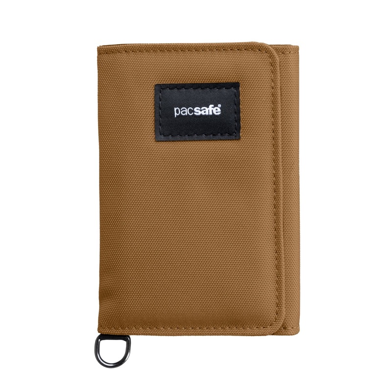 Pacsafe RFIDsafe RFID Blocking Trifold Wallet (Tan)