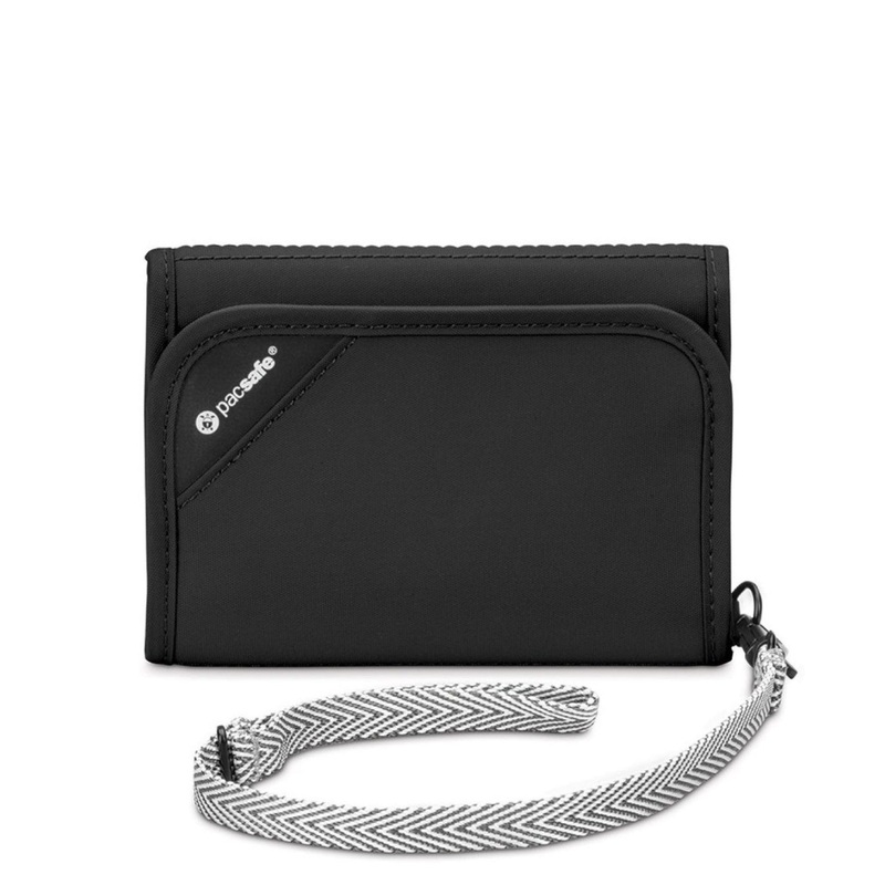 Pacsafe RFIDsafe V125 Tri-Fold Wallet (Black)
