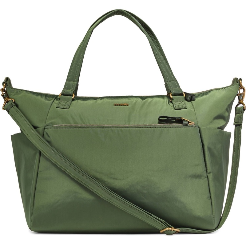 Pacsafe Stylesafe Anti-Theft Tote Bag (Kombu Green)