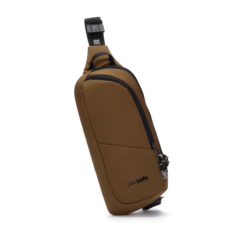 Pacsafe Vibe 150 Anti-Theft Sling Pack (Tan)
