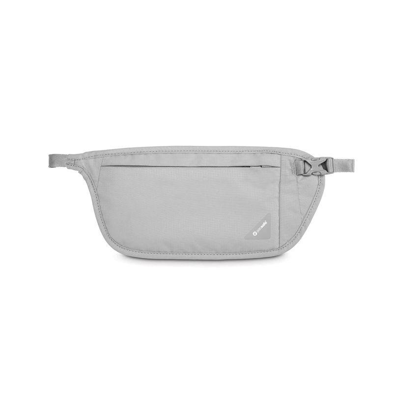 Pacsafe Coversafe V100 RFID Blocking Waist Wallet (Neutral Grey)