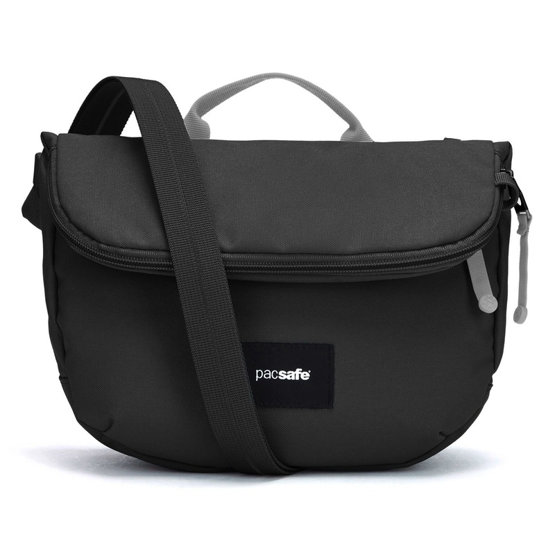 Pacsafe Go Anti-Theft Saddle Crossbody Bag (Jet Black)