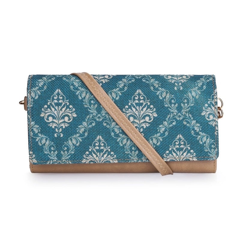 Womens Wallet Clutch - Stylish Organization | Multiple Card Slots | Compact Design | Royal Blue