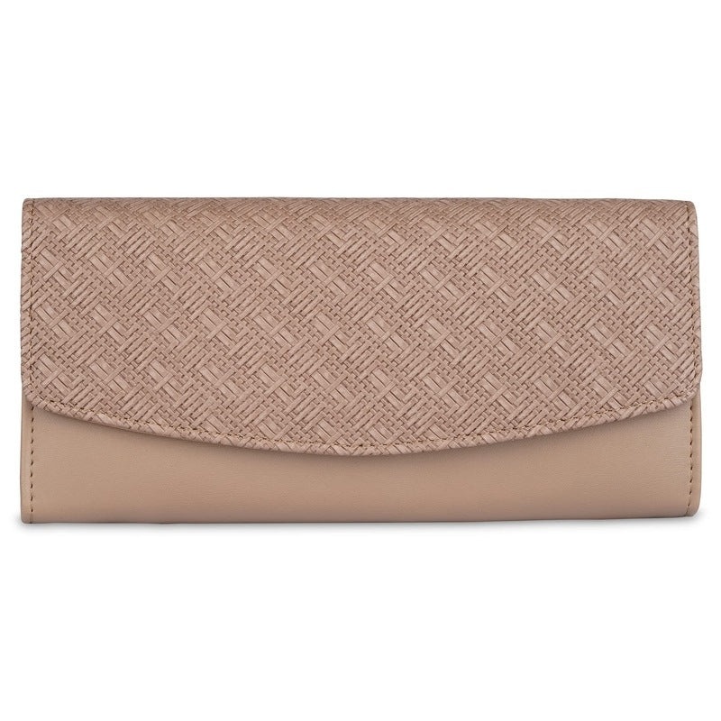 Womens Wallet Clutch with Multiple Card Slots | Compact Design | Tortilla Brown