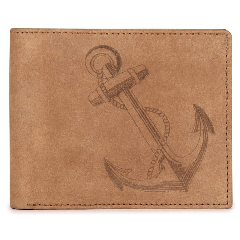 Brown Men's Wallet - Premium Leather, RFID Protected | Multiple Slots | Bi-Fold | Ochre-6