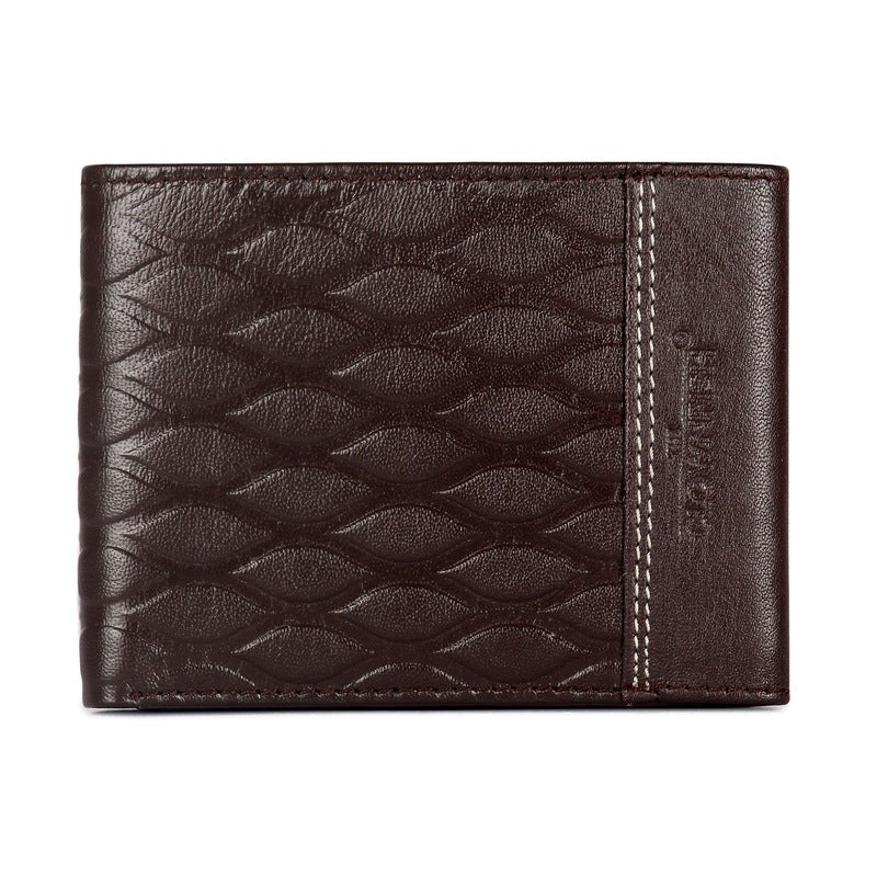 Marine Brown Leather Men's Wallet with RFID Protection | Bi-Fold | Brown-25
