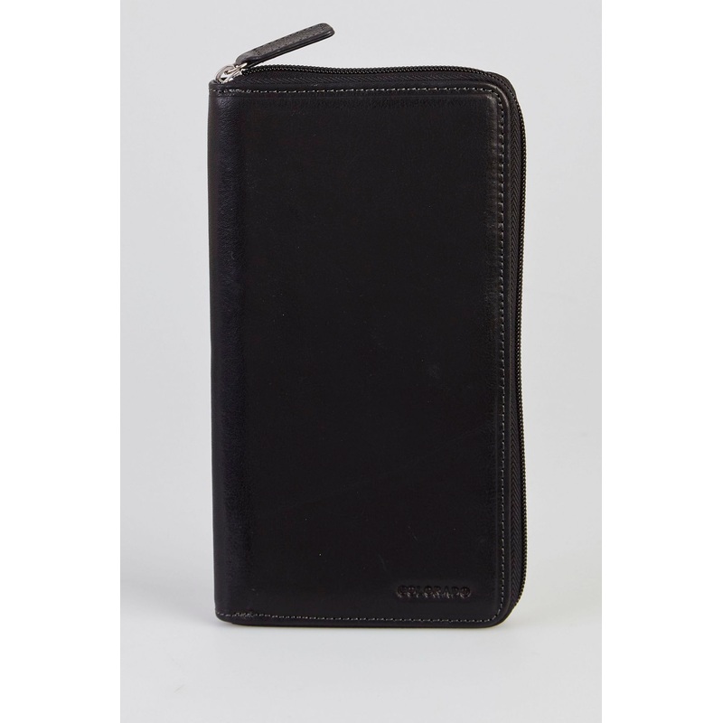 RFID Leather Passport Wallet